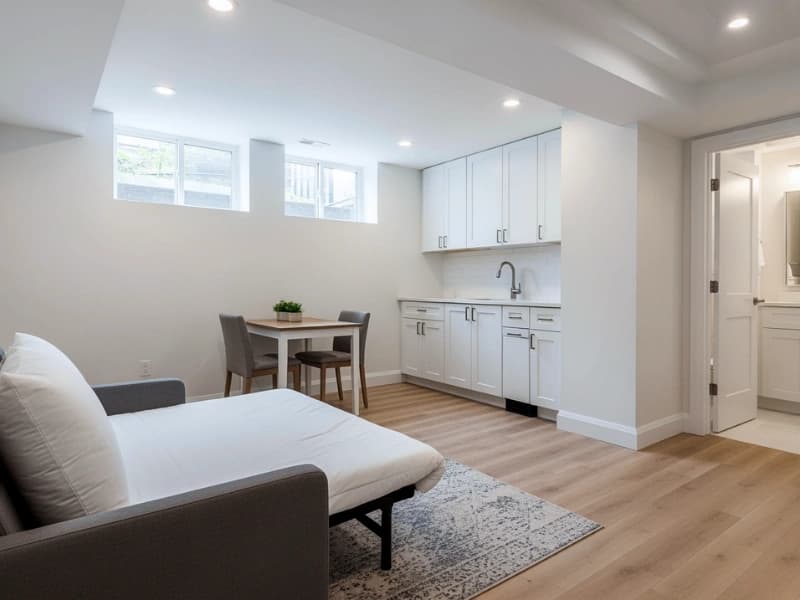 Jackson Heights Rental ADU basement conversion - completed project in Jackson Heights, Queens