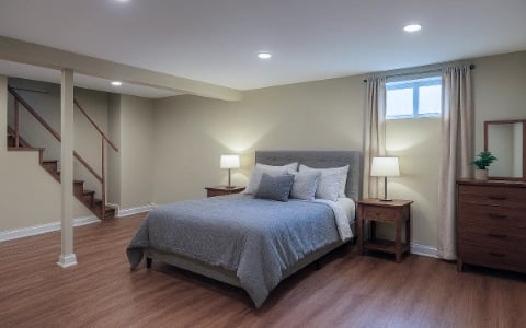 Astoria basement conversion Queens - legal ADU with full kitchen and bathroom generating rental income